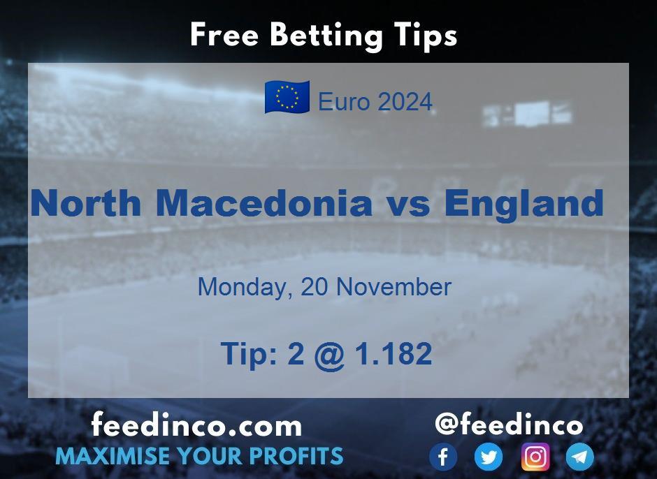 North Macedonia vs England Prediction