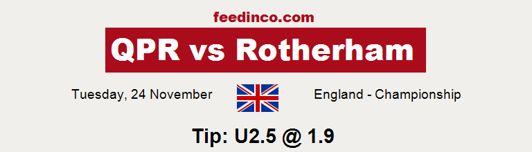 QPR v Rotherham Prediction QPR v Rotherham Prediction