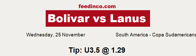 Bolivar v Lanus Prediction Bolivar v Lanus Prediction