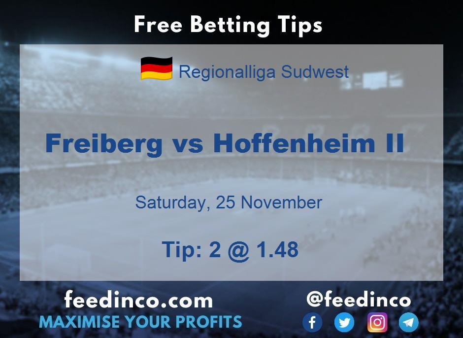 Freiberg vs Hoffenheim II Prediction Freiberg vs Hoffenheim II Prediction