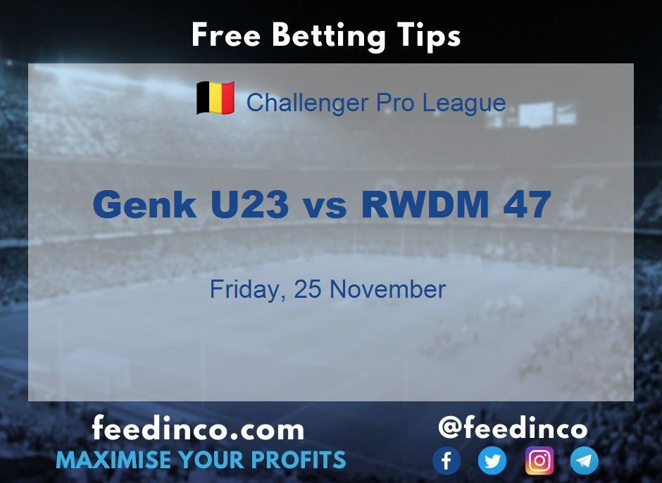 Genk U23 vs RWDM 47 Prediction