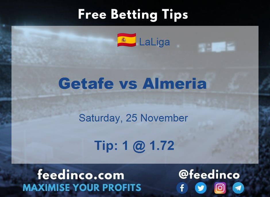 Getafe vs Almeria Prediction Getafe vs Almeria Prediction