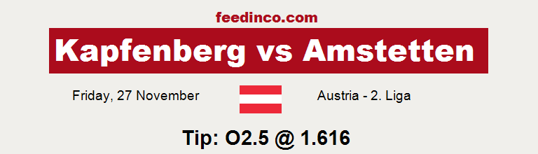 Kapfenberg v Amstetten Prediction Kapfenberg v Amstetten Prediction