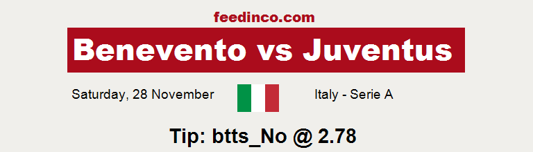 Benevento v Juventus Prediction Benevento v Juventus Prediction