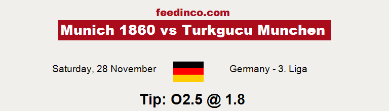 Munich 1860 v Turkgucu Munchen Prediction Munich 1860 v Turkgucu Munchen Prediction