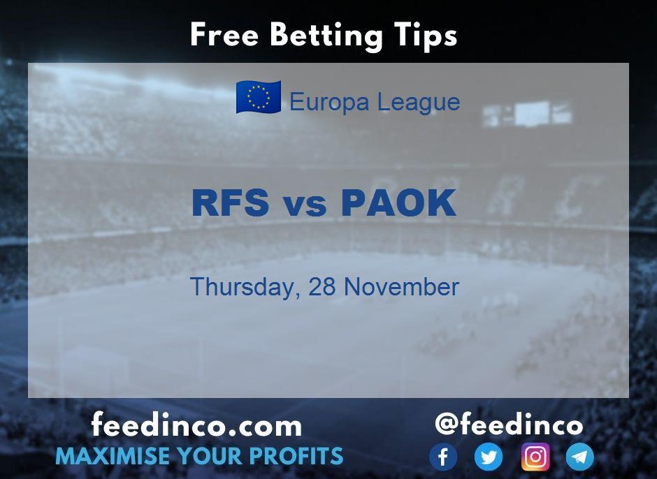 RFS vs PAOK Prediction