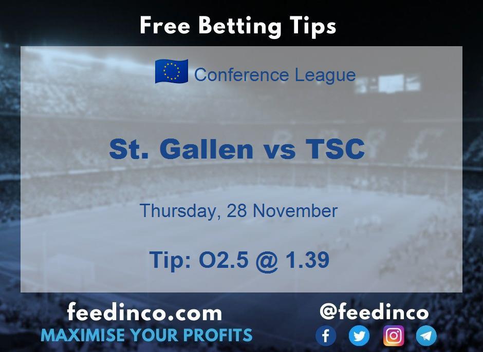 St. Gallen vs TSC Prediction