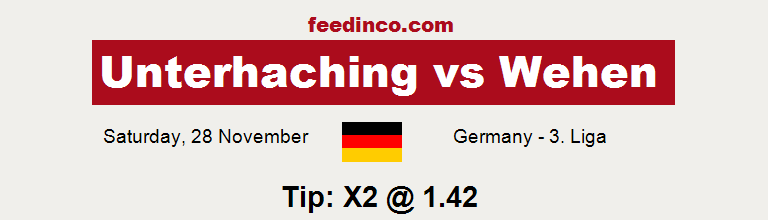 Unterhaching v Wehen Prediction Unterhaching v Wehen Prediction