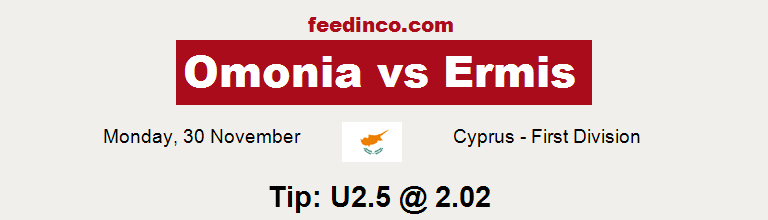 Omonia v Ermis Prediction Omonia v Ermis Prediction