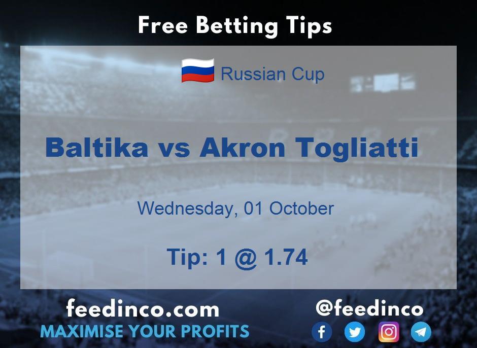 Baltika vs Akron Togliatti Prediction