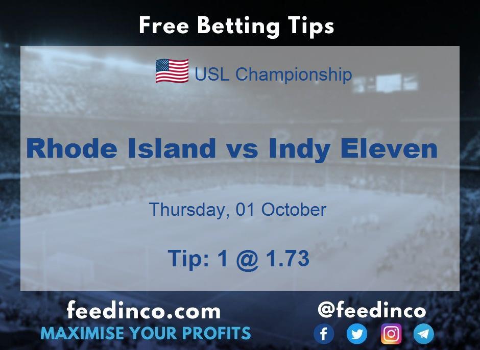 Rhode Island vs Indy Eleven Prediction Rhode Island vs Indy Eleven Prediction