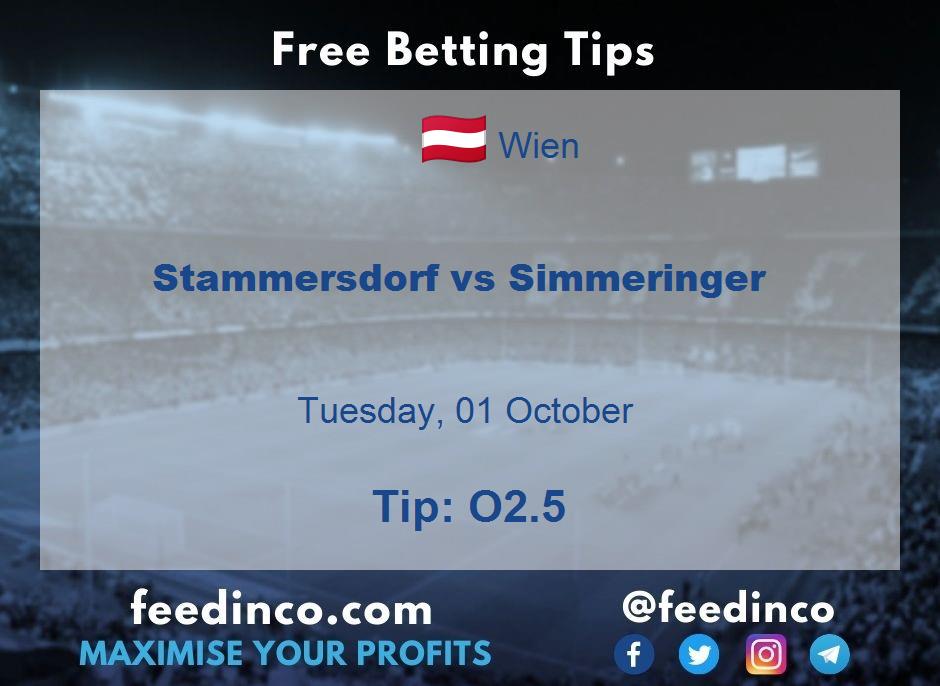 Stammersdorf vs Simmeringer Prediction