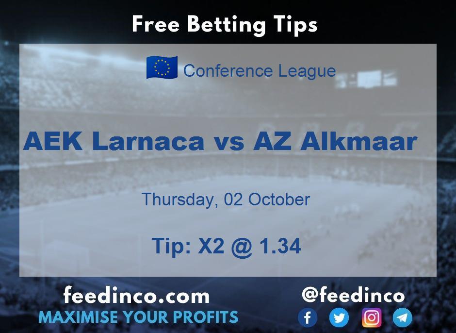 AEK Larnaca vs AZ Alkmaar Prediction