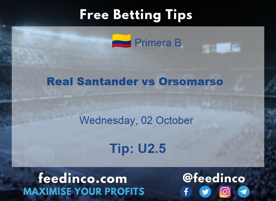 Real Santander vs Orsomarso Prediction