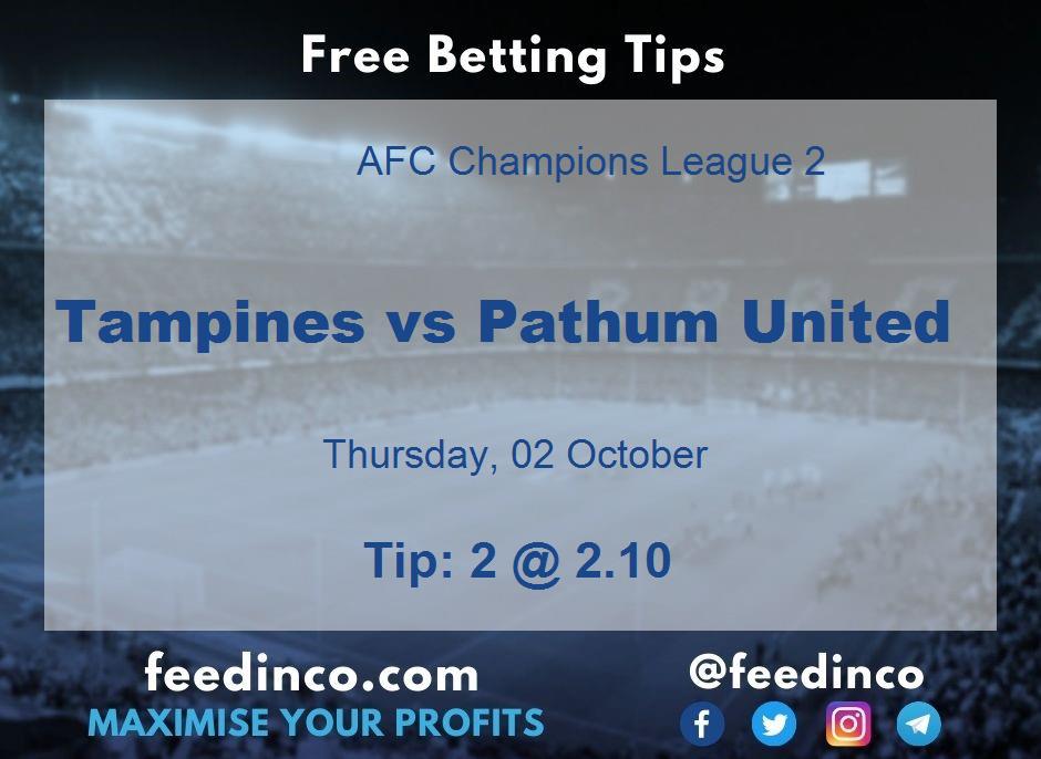 Tampines vs Pathum United Prediction