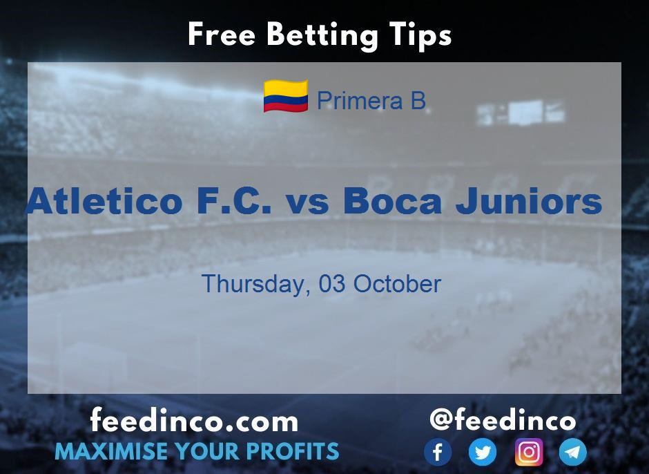 Atletico F.C. vs Boca Juniors Prediction