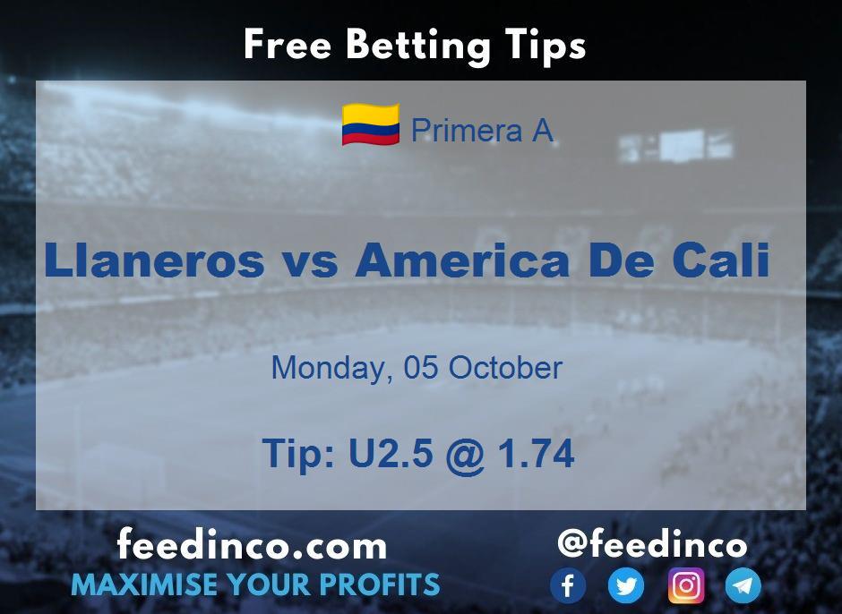 Llaneros vs America De Cali Prediction Llaneros vs America De Cali Prediction