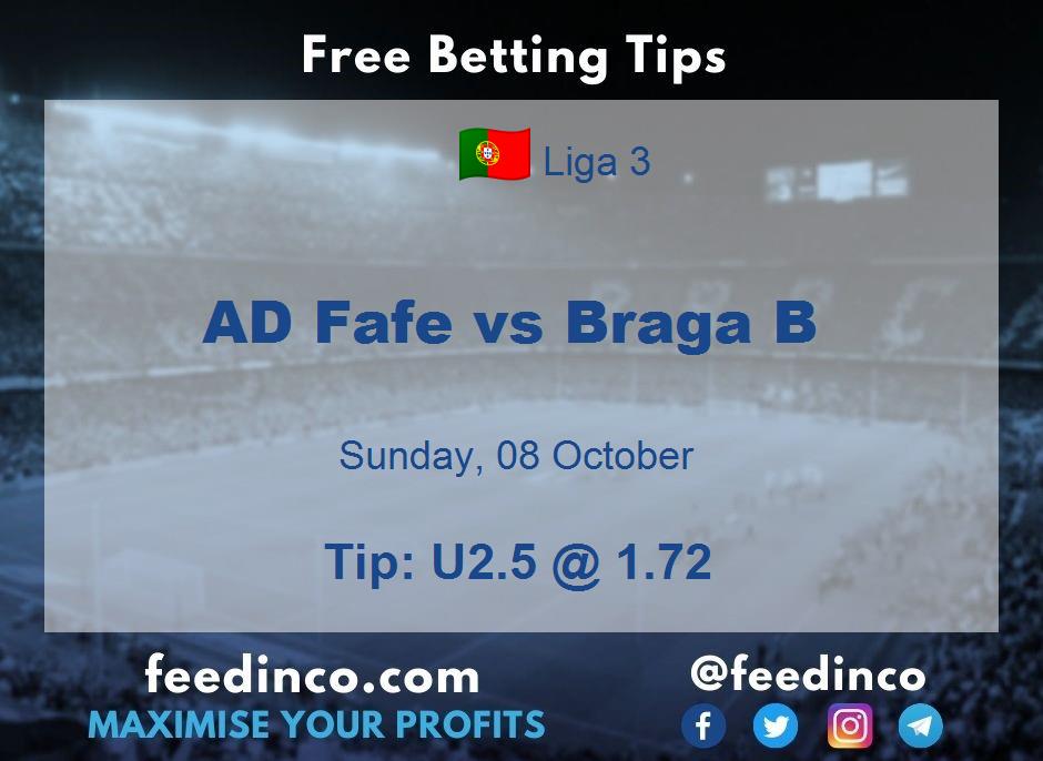 AD Fafe vs Braga B Prediction AD Fafe vs Braga B Prediction