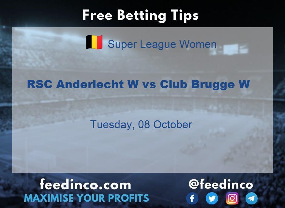 RSC Anderlecht W vs Club Brugge W Prediction