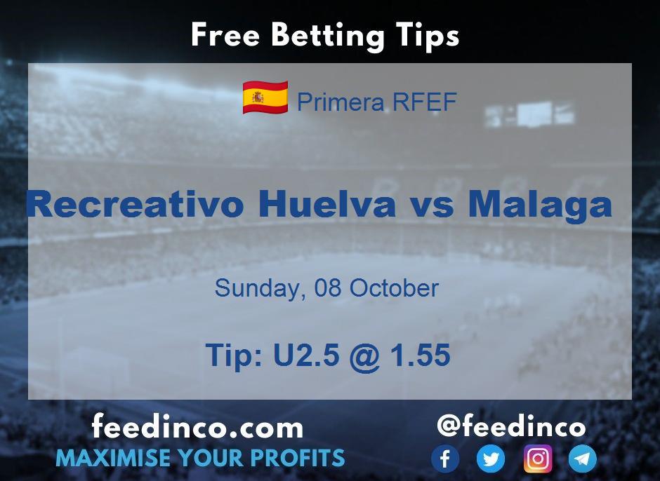 Recreativo Huelva vs Malaga Prediction
