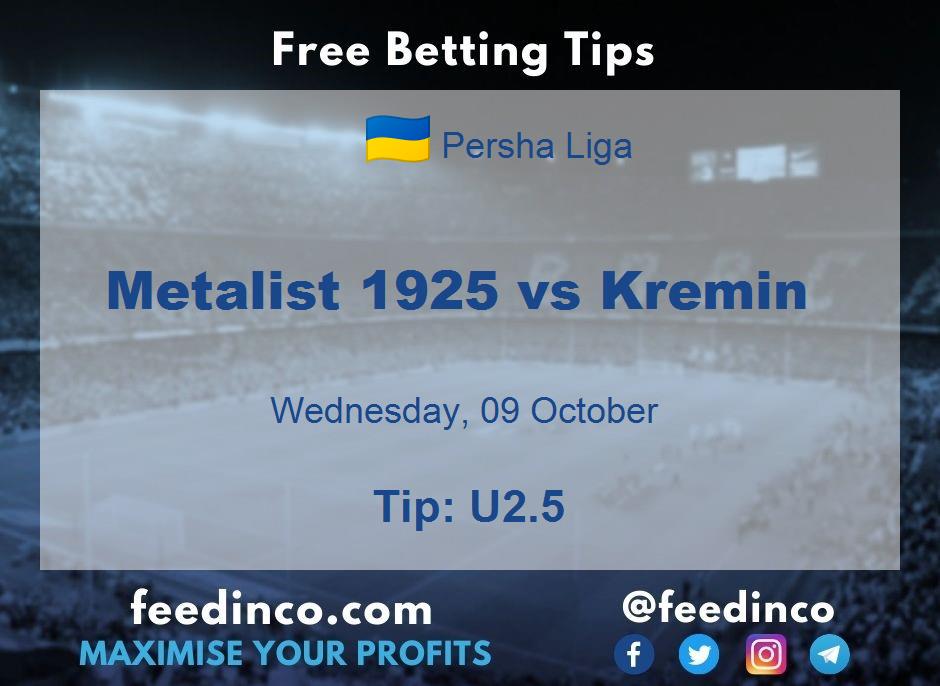 Metalist 1925 vs Kremin Prediction