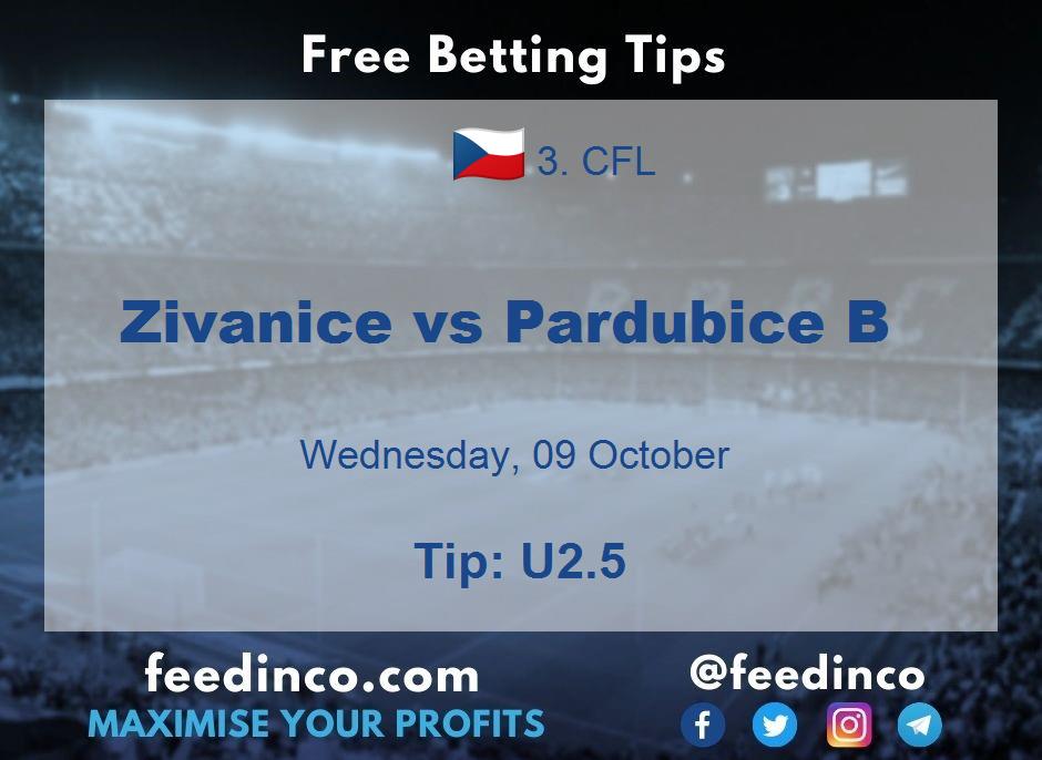 Zivanice vs Pardubice B Prediction