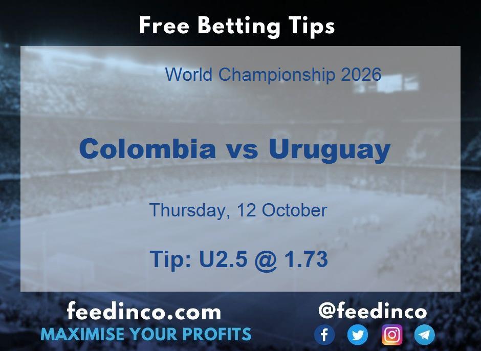 Colombia vs Uruguay Prediction