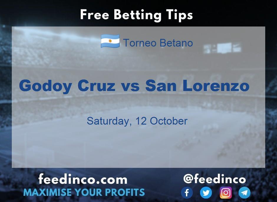 Godoy Cruz vs San Lorenzo Prediction