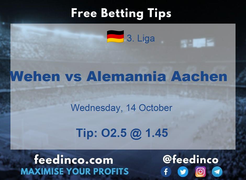 Wehen vs Alemannia Aachen Prediction Wehen vs Alemannia Aachen Prediction