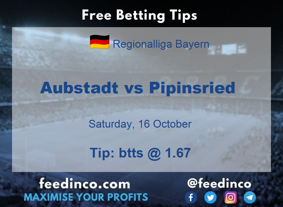 Aubstadt vs Pipinsried Prediction Aubstadt vs Pipinsried Prediction