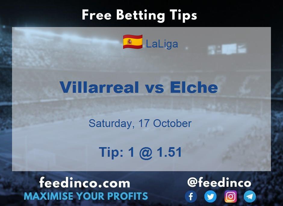 Villarreal vs Elche Prediction