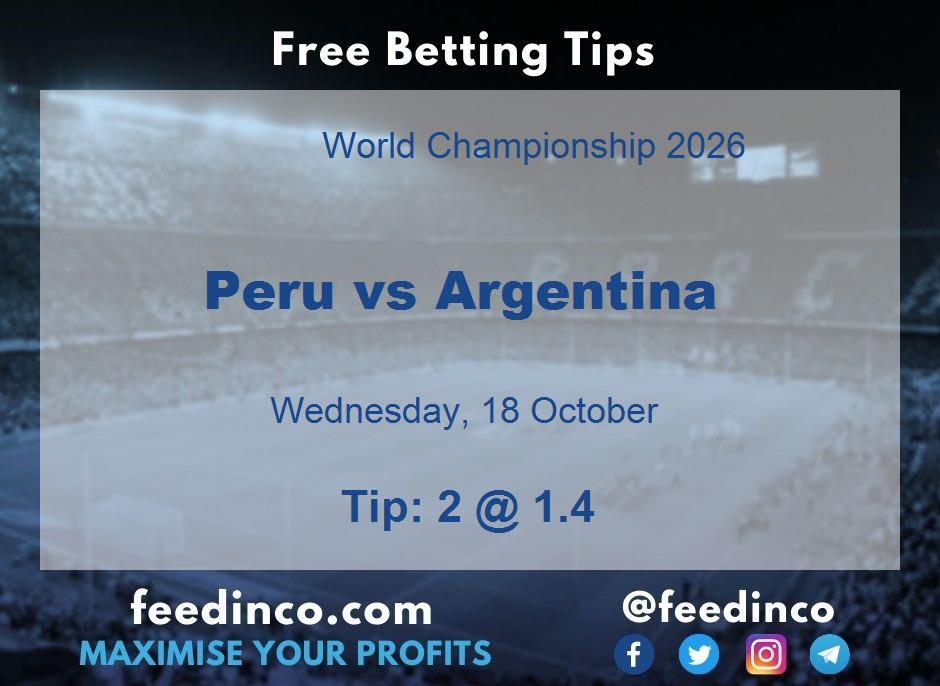 Peru vs Argentina Prediction