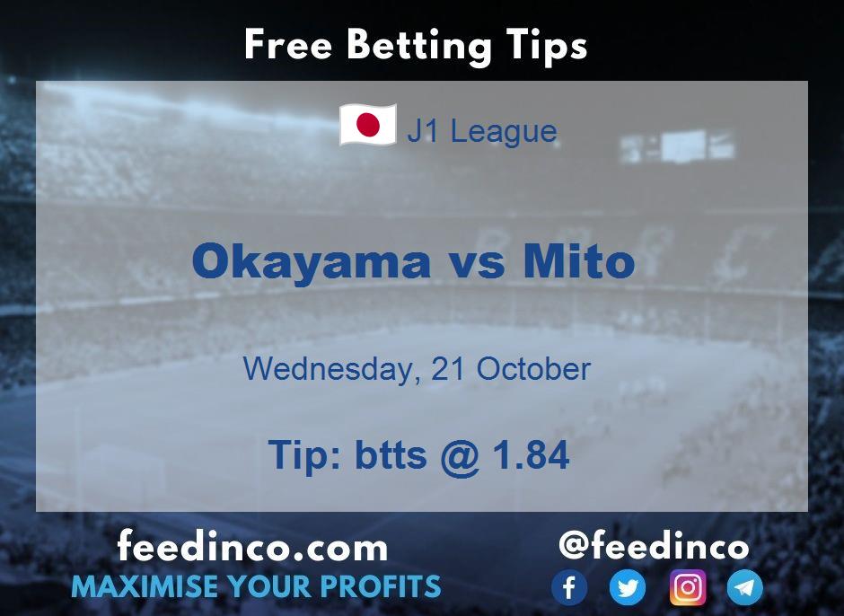 Okayama vs Mito Prediction Okayama vs Mito Prediction