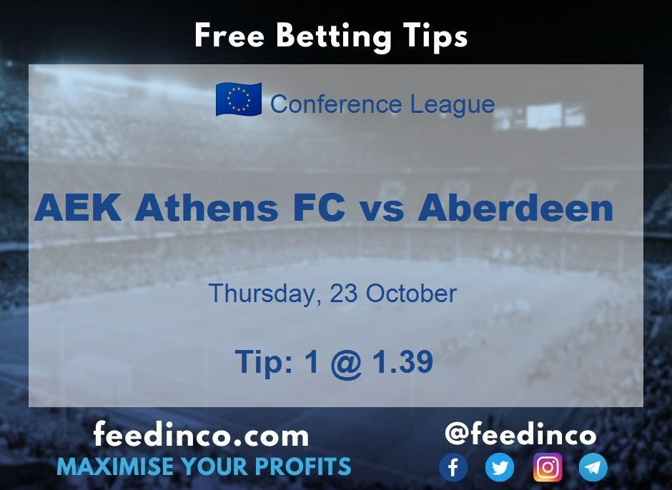 AEK Athens FC vs Aberdeen Prediction AEK Athens FC vs Aberdeen Prediction