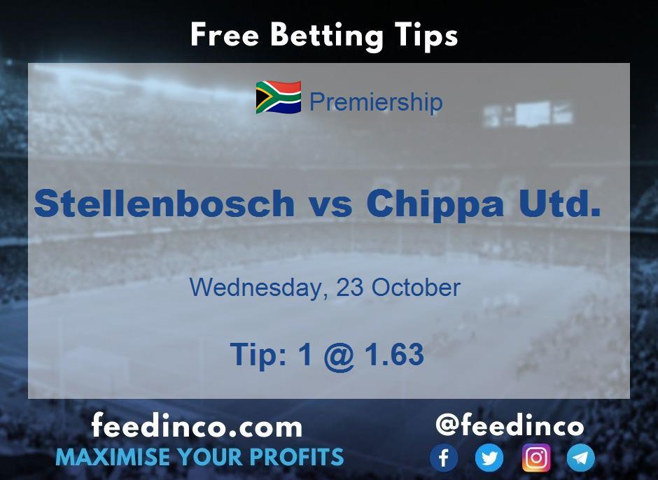 Stellenbosch vs Chippa Utd. Prediction