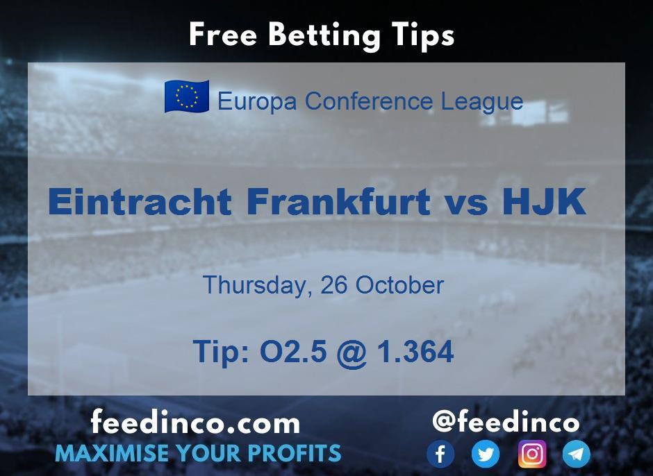Eintracht Frankfurt vs HJK Prediction