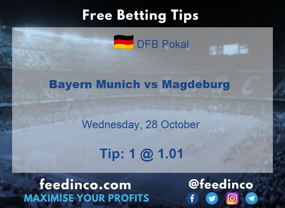 Bayern Munich vs Magdeburg Prediction Bayern Munich vs Magdeburg Prediction