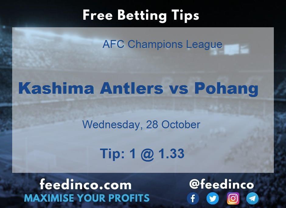 Kashima Antlers vs Pohang Prediction