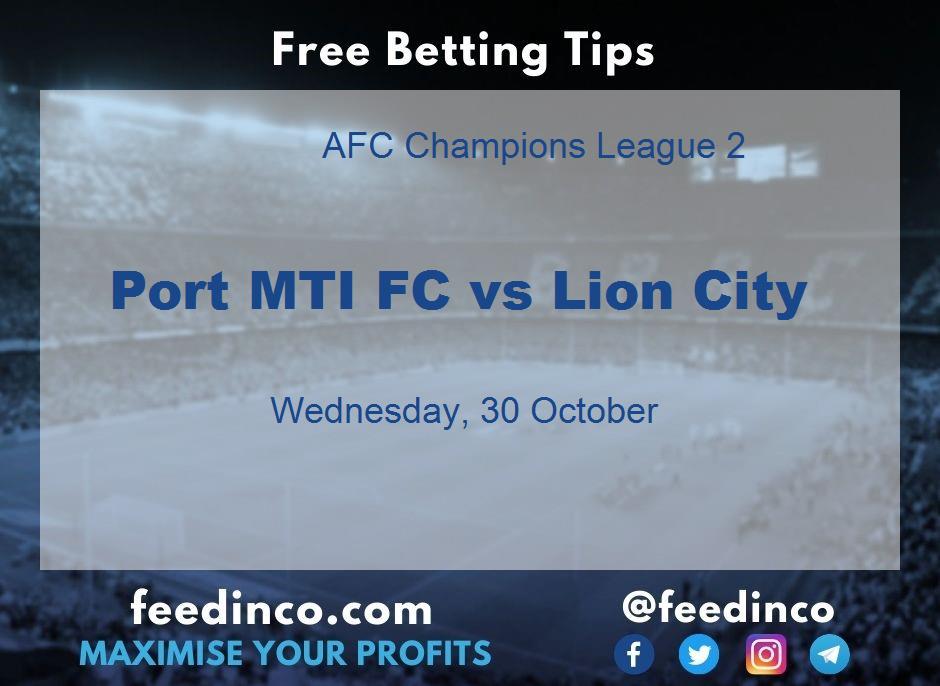 Port MTI FC vs Lion City Prediction