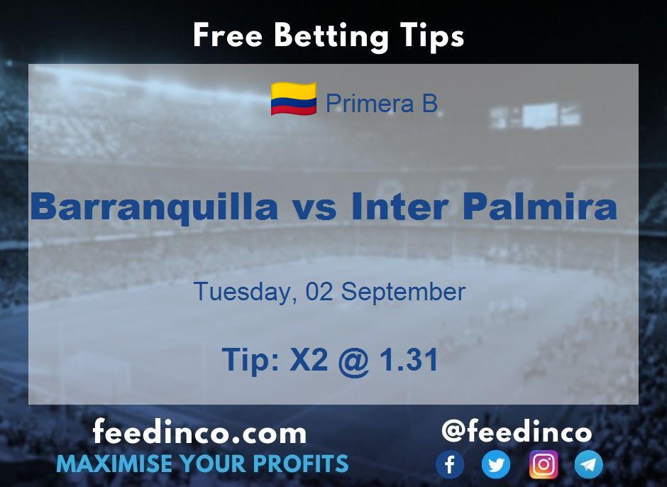 Barranquilla vs Inter Palmira Prediction Barranquilla vs Inter Palmira Prediction