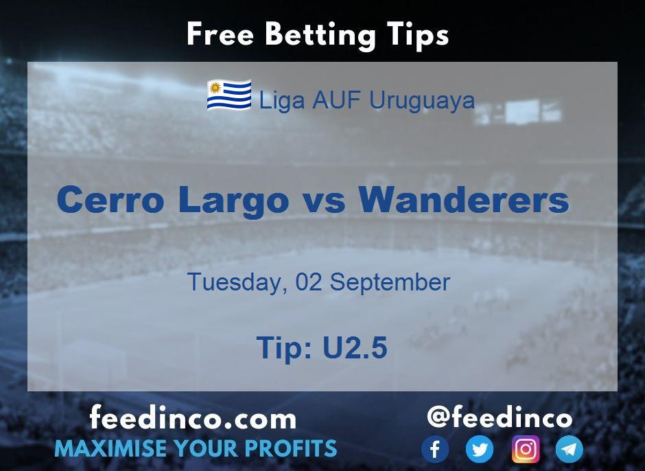 Cerro Largo vs Wanderers Prediction Cerro Largo vs Wanderers Prediction