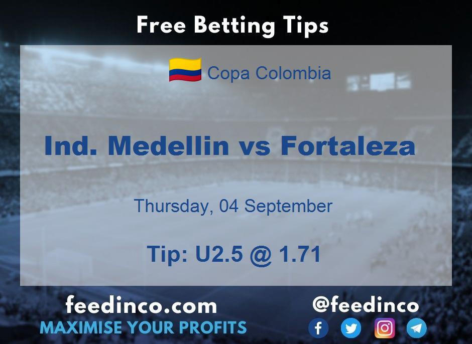 Ind. Medellin vs Fortaleza Prediction Ind. Medellin vs Fortaleza Prediction
