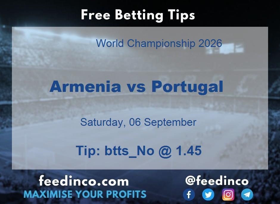 Armenia vs Portugal Prediction Armenia vs Portugal Prediction