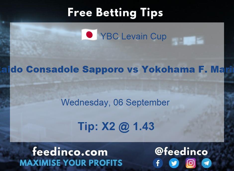 Hokkaido Consadole Sapporo vs Yokohama F. Marinos Prediction