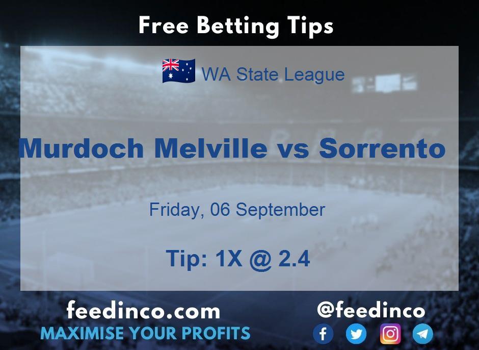 Murdoch Melville vs Sorrento Prediction