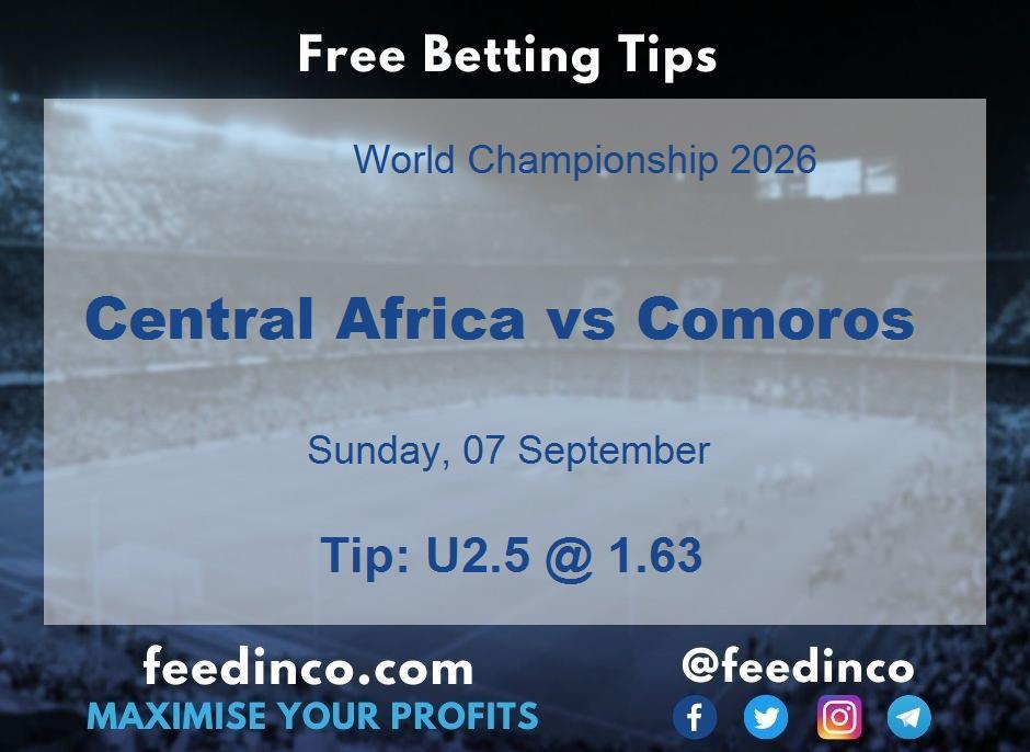 Central Africa vs Comoros Prediction