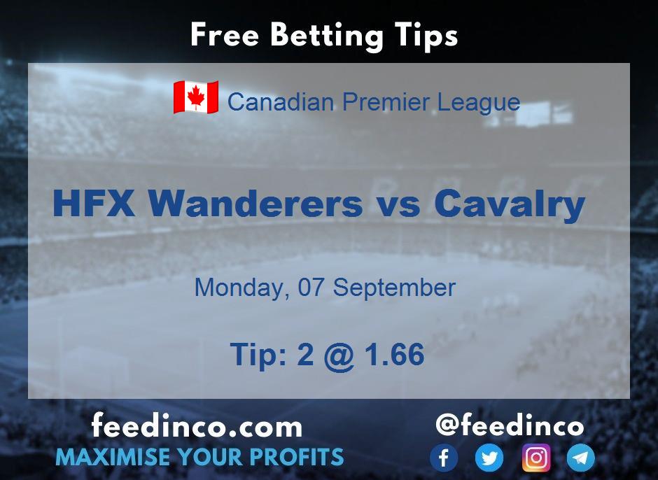 HFX Wanderers vs Cavalry Prediction HFX Wanderers vs Cavalry Prediction