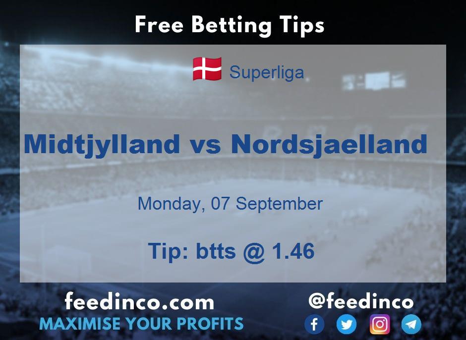 Midtjylland vs Nordsjaelland Prediction Midtjylland vs Nordsjaelland Prediction