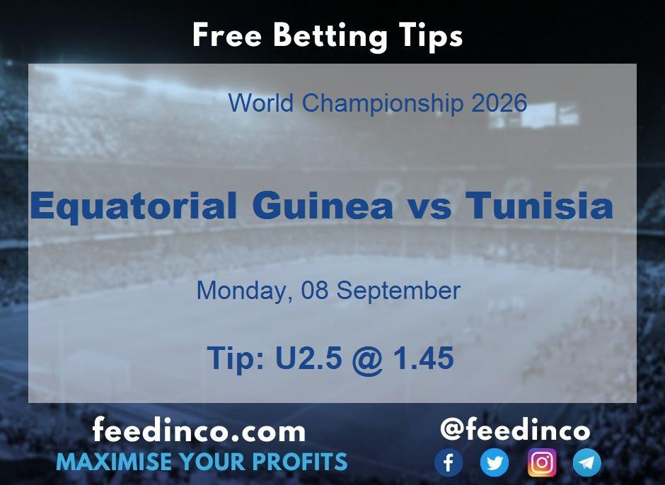 Equatorial Guinea vs Tunisia Prediction Equatorial Guinea vs Tunisia Prediction