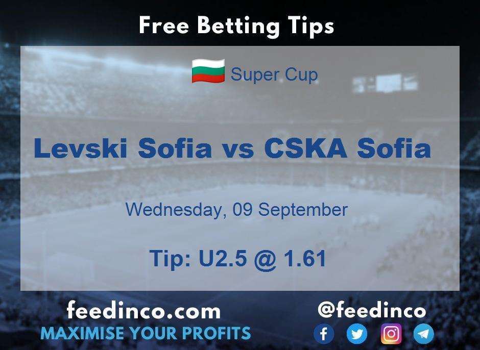 Levski Sofia vs CSKA Sofia Prediction